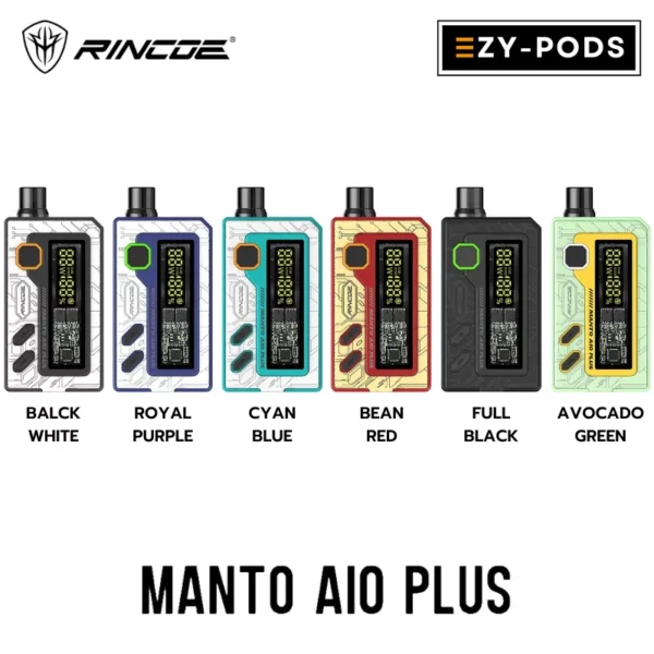 Manto AIO Plus 80 W [ ประกันแท้ ] บุหรี่ไฟฟ้า Pod พร้อมสูบ