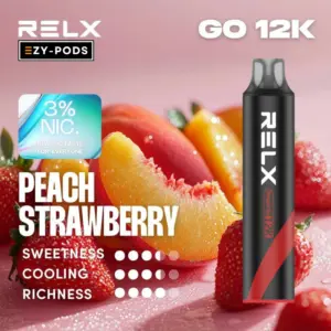 RELX Smash GO พอตใช้แล้วทิ้ง Peach Strawberry nic3