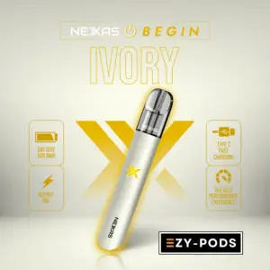 NEXAS BEGIN เครื่องพอตเปลี่ยนหัว สีขาวทอง