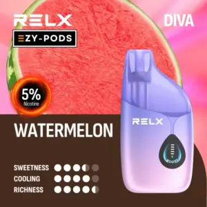 RELX DIVA 30k พอตใช้แล้วทิ้ง 30000 คำ กลิ่น Watermelon Nic5