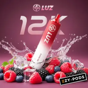 พอตใช้แล้วทิ้ง LUZ ZEN 12000 คำ กลิ่น Mix Berry