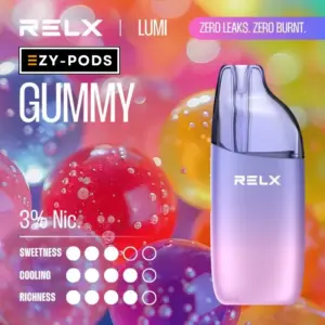 RELX LUMI 18k พอตใช้แล้วทิ้ง 18000คำ กลิ่น กัมมี่