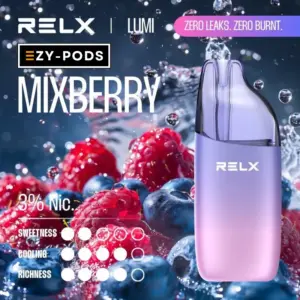 RELX LUMI 18k พอตใช้แล้วทิ้ง 18000คำ กลิ่น มิกซ์เบอร์รี่