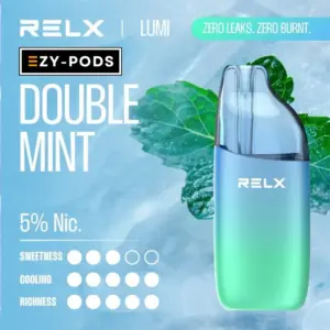 RELX LUMI 18k พอตใช้แล้วทิ้ง 18000คำ กลิ่น ดับเบิลมินต์ นิค5